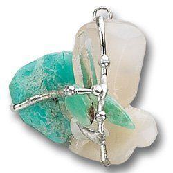 Hope Amulet (Optimism), Hand made gemstone pendant by Seeds of Light
