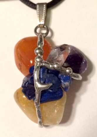 Mindfulness Amulet, Hand made gemstone pendant by Seeds of Light