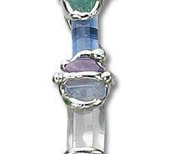 Fearless Wand Amulet, Handmade gemstone pendant, by Seeds of Light. Baby wands are approximately 1.75 inches long.