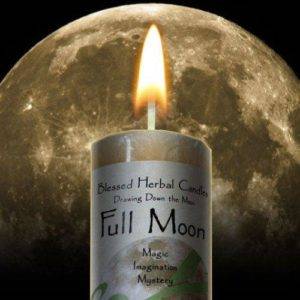 Drawing Down the Full Moon Candle