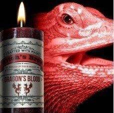 Dragon's Blood Pillar Candle