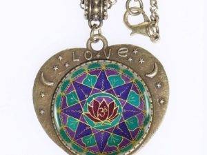 Spiritual Abundance Mandala Love Pendant