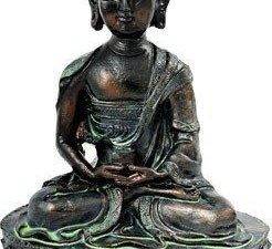 Lotus Meditating Resin Buddha