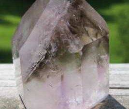 SMAP -3 Smoky Amethyst Crystal Point, 95 gms, 2 in x 1.5 in.
