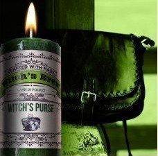 Witch's Purse Witch's Brew Pillar Candle
