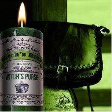 Witch's Purse Witch's Brew Pillar Candle