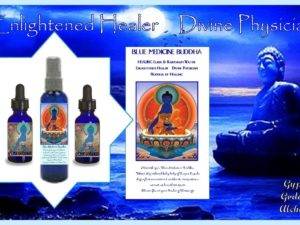 Blue Medicine Buddha Water and Elixir by Gpysy Goddess
