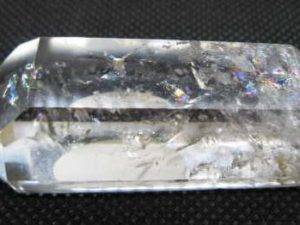 Polished double terminated crystal