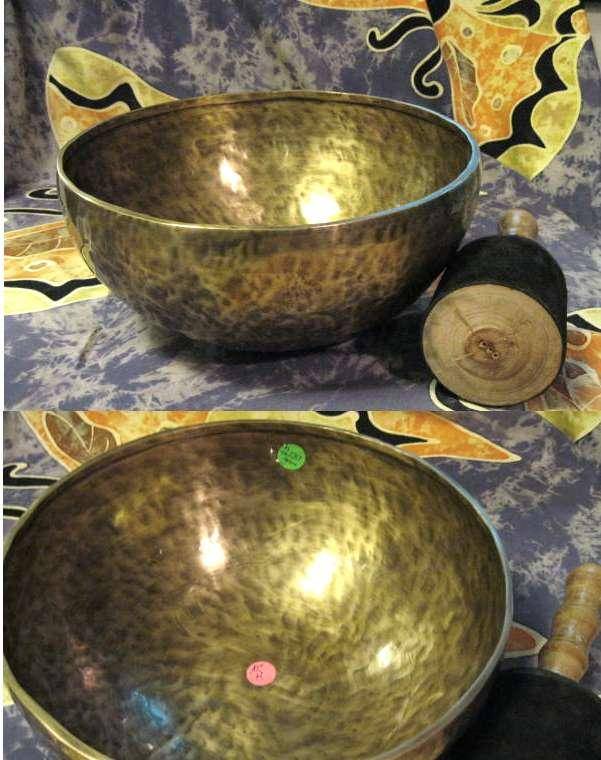 10 inch 7 metal singing bowl from Nepal
