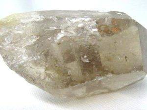 SQD-6 Natural Smoky Quartz. This beautiful piece is 5 inches x 2.5 inches x 2 inches, 388 grams.