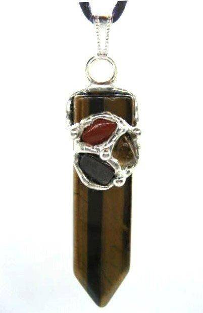 Success Blade Amulet (Achievement), Handmade gemstone blade pendant by Seeds of Light. Blade amulet pendants are approximately 1.75 inches long by ½ inch wide.
