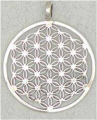 Sterling Silver Flower of Life Pendant