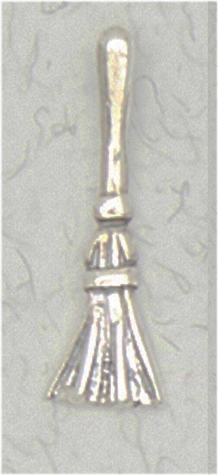 Witches Broom sterling silver pendant