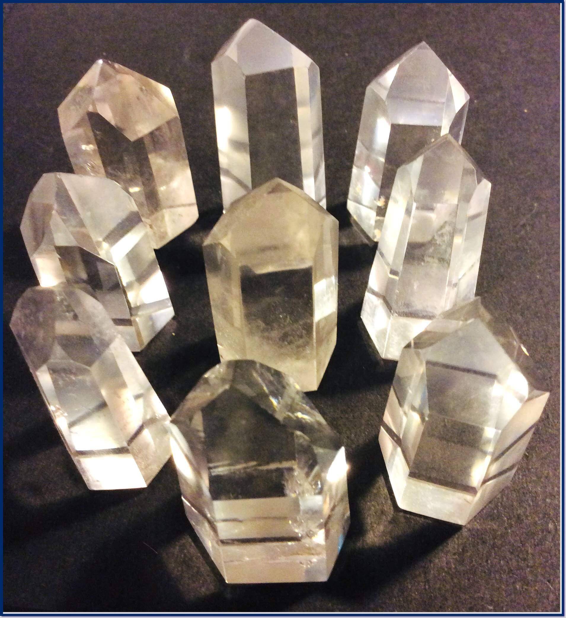 Medium Quartz Crystal Points at MVC