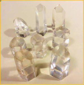 Polished Quartz Crystal Points Small
