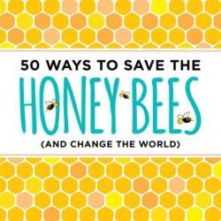 book cover-50 ways to save the bees