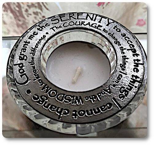 Mountain Valley Serenity Pewter Candle ring