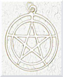 Mountain Valley sterling silver 5 element pentacle pendant