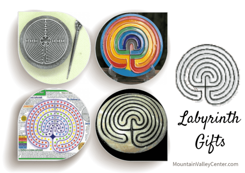 Mountain Valley Labyrinth Gifts - finger labyrinths, pewter labyrinth, stone labyrinths