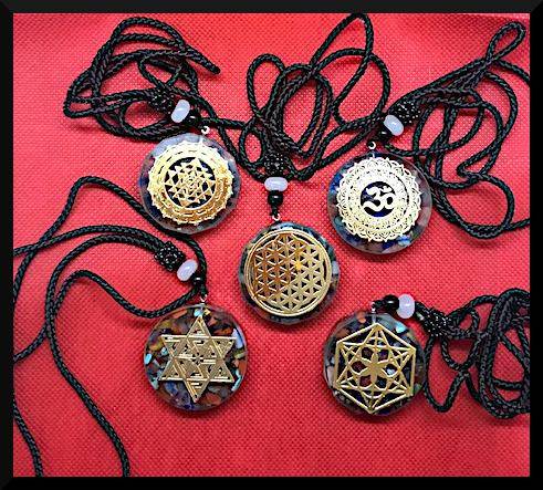 Orgonite Jewelry, Merkabas and Saccred Symbols