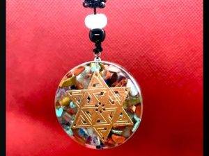 Mountain Valley Star of David Orgonite Necklace