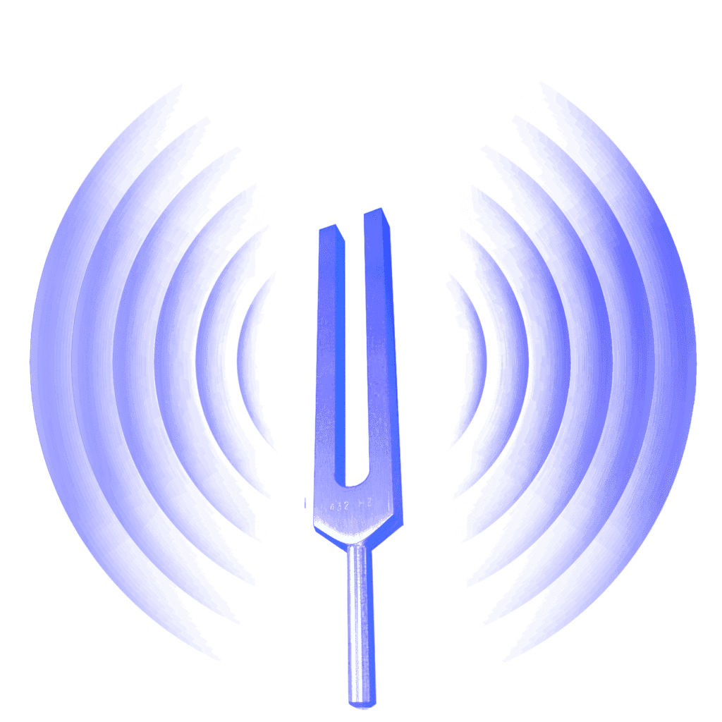 Frequencies and Vibrations from a Tuning Fork illustration