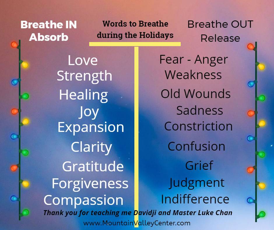 Breathing for the Holidays